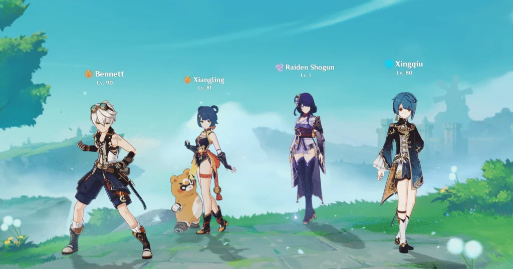 Rational Raiden Shogun team