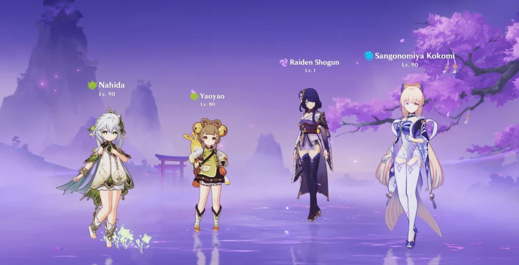 hyperbloom Raiden Shogun team